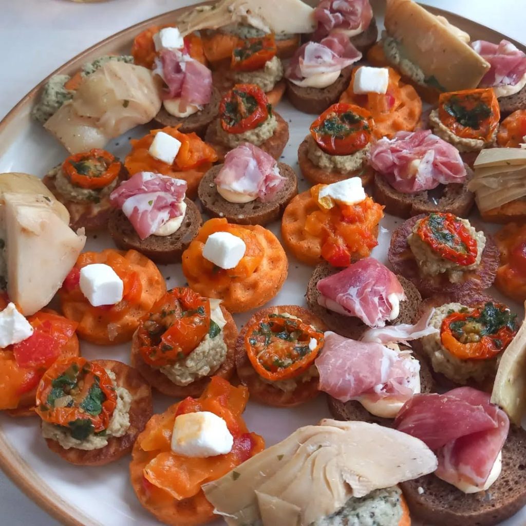 assiette de canapés
