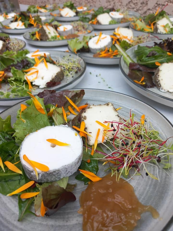 dressage des assiettes de fromage